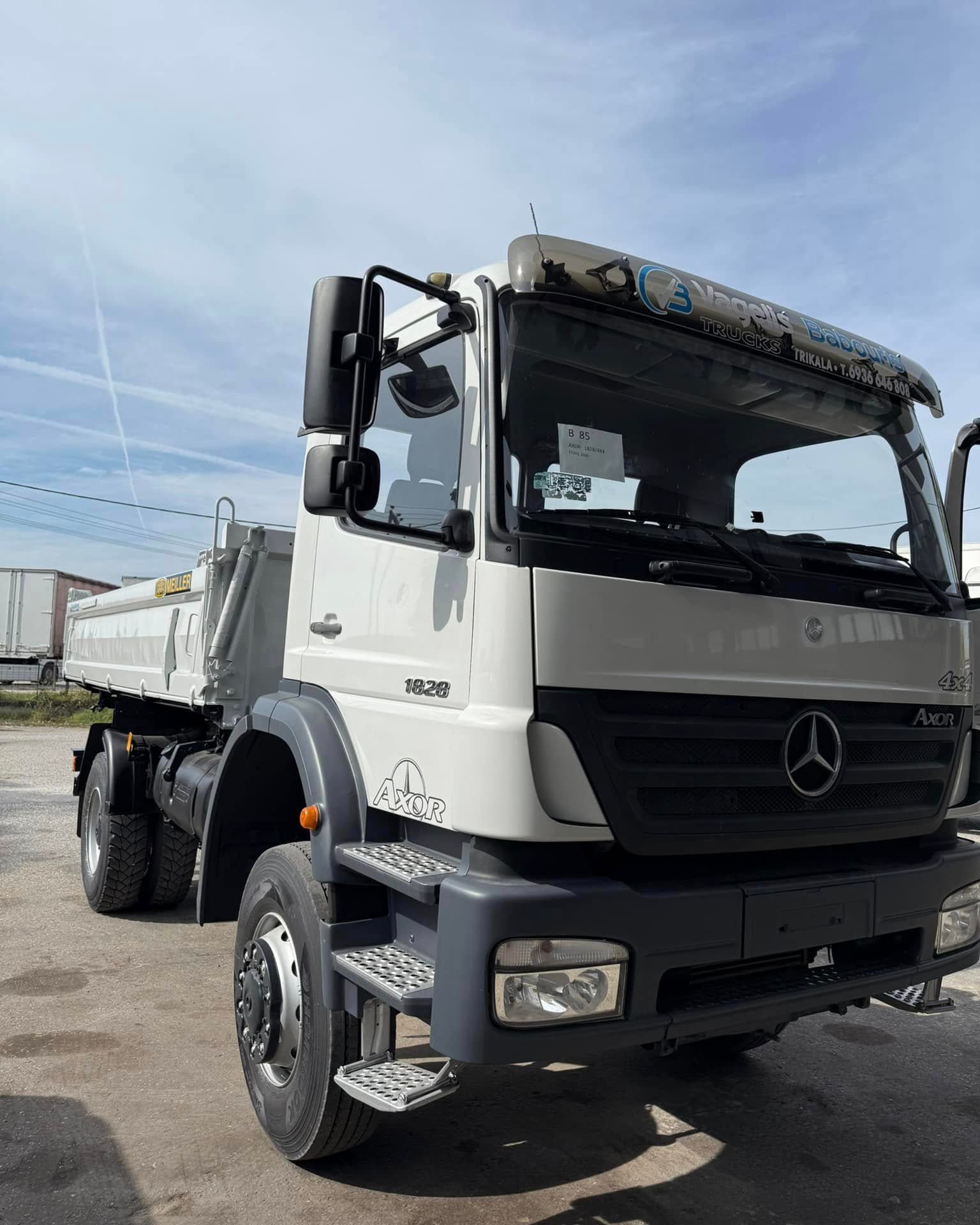 Mercedes Axor 1828, πραγματική εργασία συνεργείου Κωσταρέλος